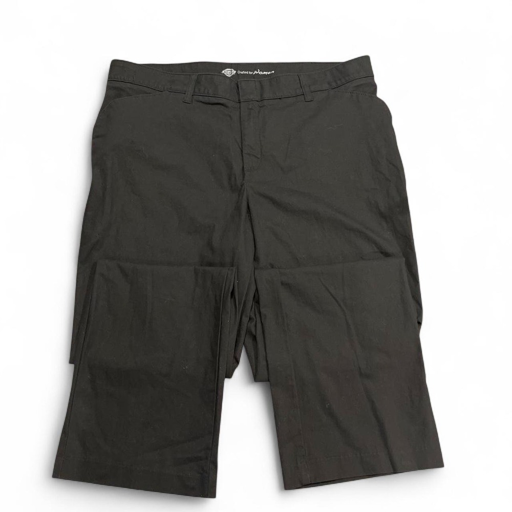 Dickies Crafted for Women Relaxed Straight Leg Black Work Pants W914D2L Size 14